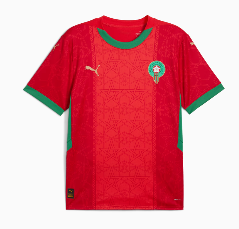 Maillot Domicile Officiel du Maroc – Puma 2025 - XAROULE