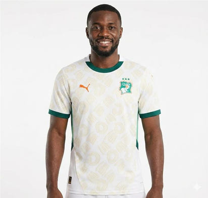 Maillot Officiel Côte d’Ivoire – Édition Extérieur ( Réplica/Fan)