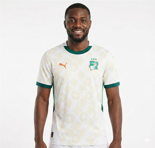 Maillot Officiel Côte d’Ivoire – Édition Extérieur ( Réplica/Fan)