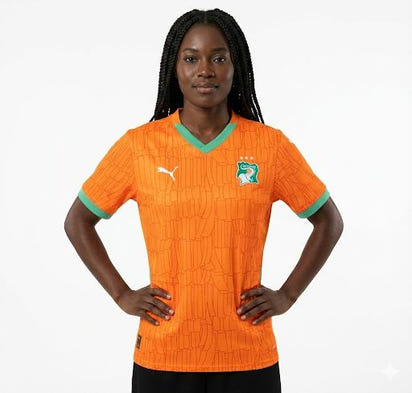 Maillot Officiel Côte d’Ivoire – Édition Domicile (Réplica/Fan)