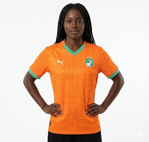 Maillot Officiel Côte d’Ivoire – Édition Domicile (Réplica/Fan)