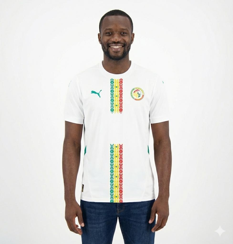 Maillot Officiel Sénégal – Édition domicile (Réplica/Fan)