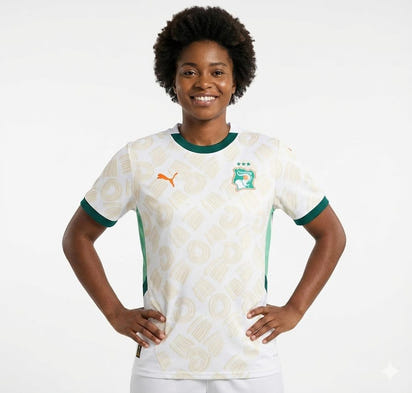 Maillot Officiel Côte d’Ivoire – Édition Extérieur ( Réplica/Fan)