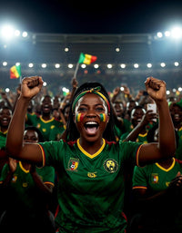 Maillot Officiel Cameroun – "Lions Indomptables" (Réplica/Fan)