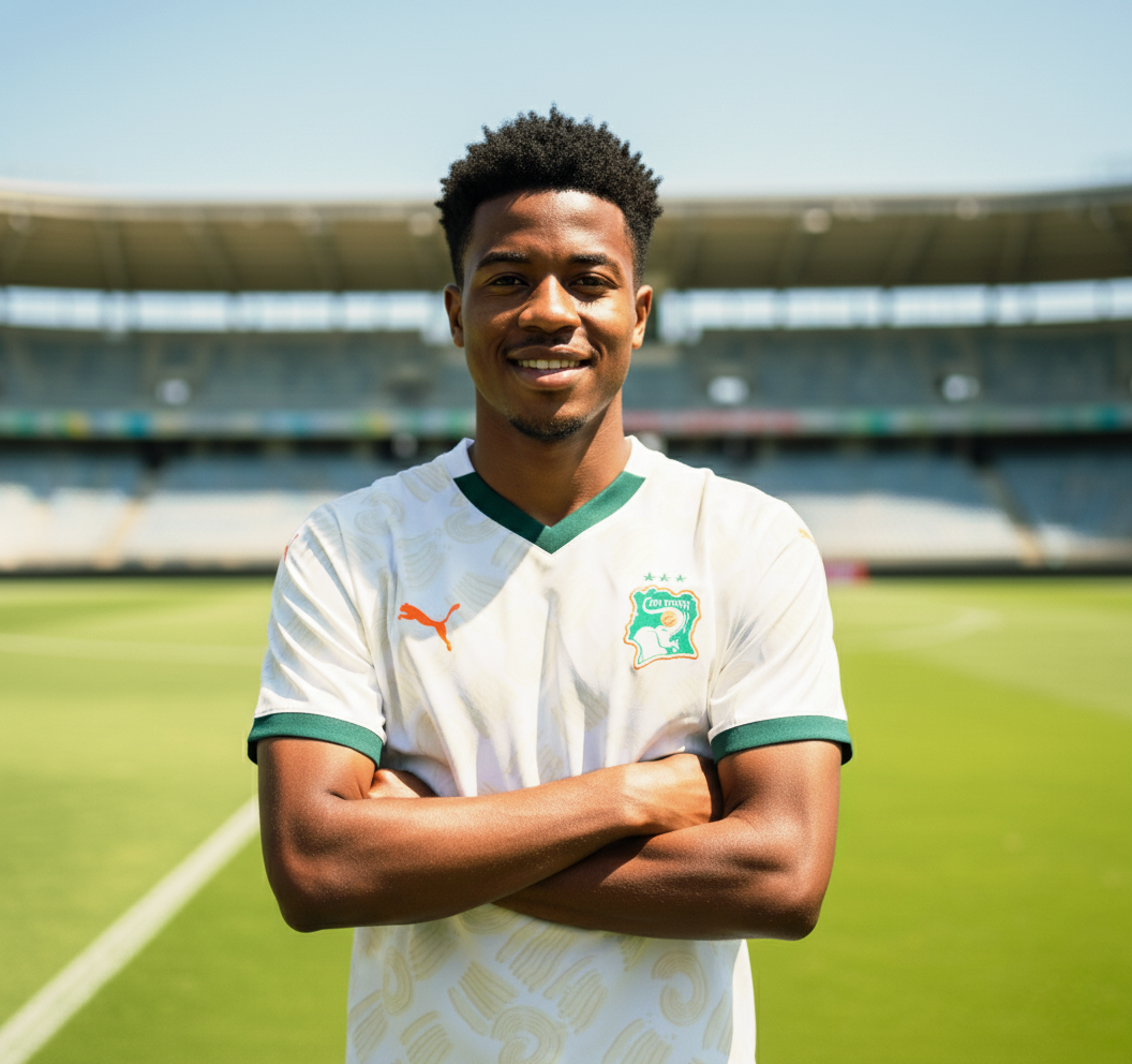 Maillot Officiel Côte d’Ivoire – Édition Extérieur ( Réplica/Fan)